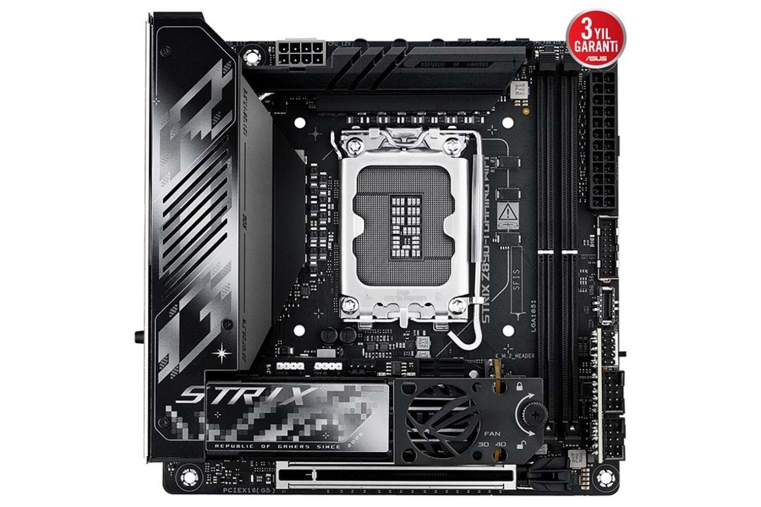 ASUS ROG STRIX Z890-I GAMING WIFI7 DDR5 HDMI-DP PCIE 5.0 1851p mITX