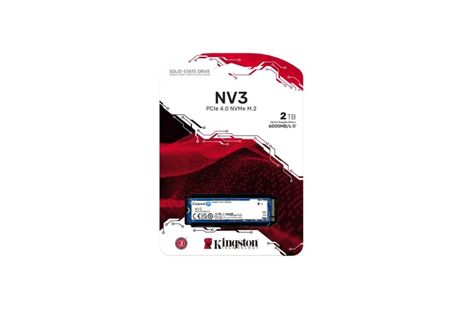  KINGSTON 2TB NV3 SNV3S/2000G 6000-5000MB/s M2 NVME GEN4 DİSK