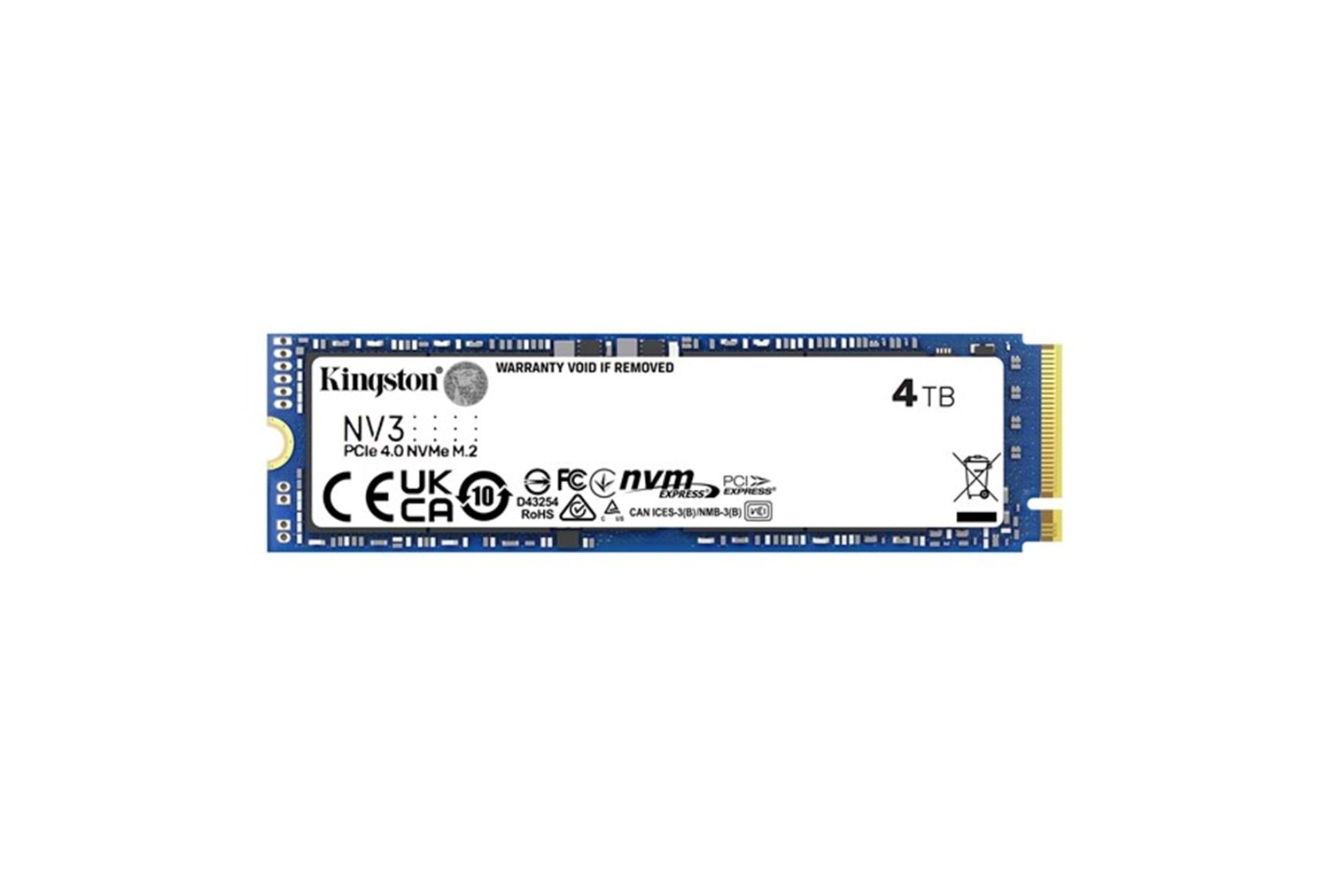 KINGSTON 4TB NV3 SNV3S/4000G 6000-5000MB/s M2 NVME GEN4 DİSK