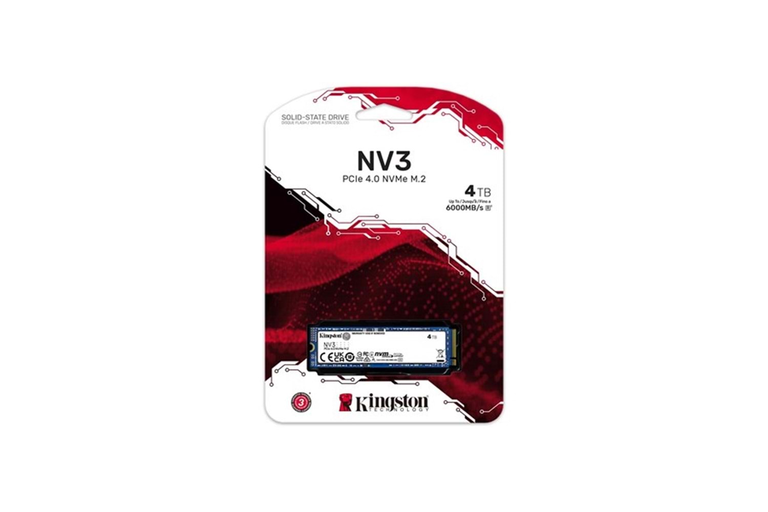 KINGSTON 4TB NV3 SNV3S/4000G 6000-5000MB/s M2 NVME GEN4 DİSK