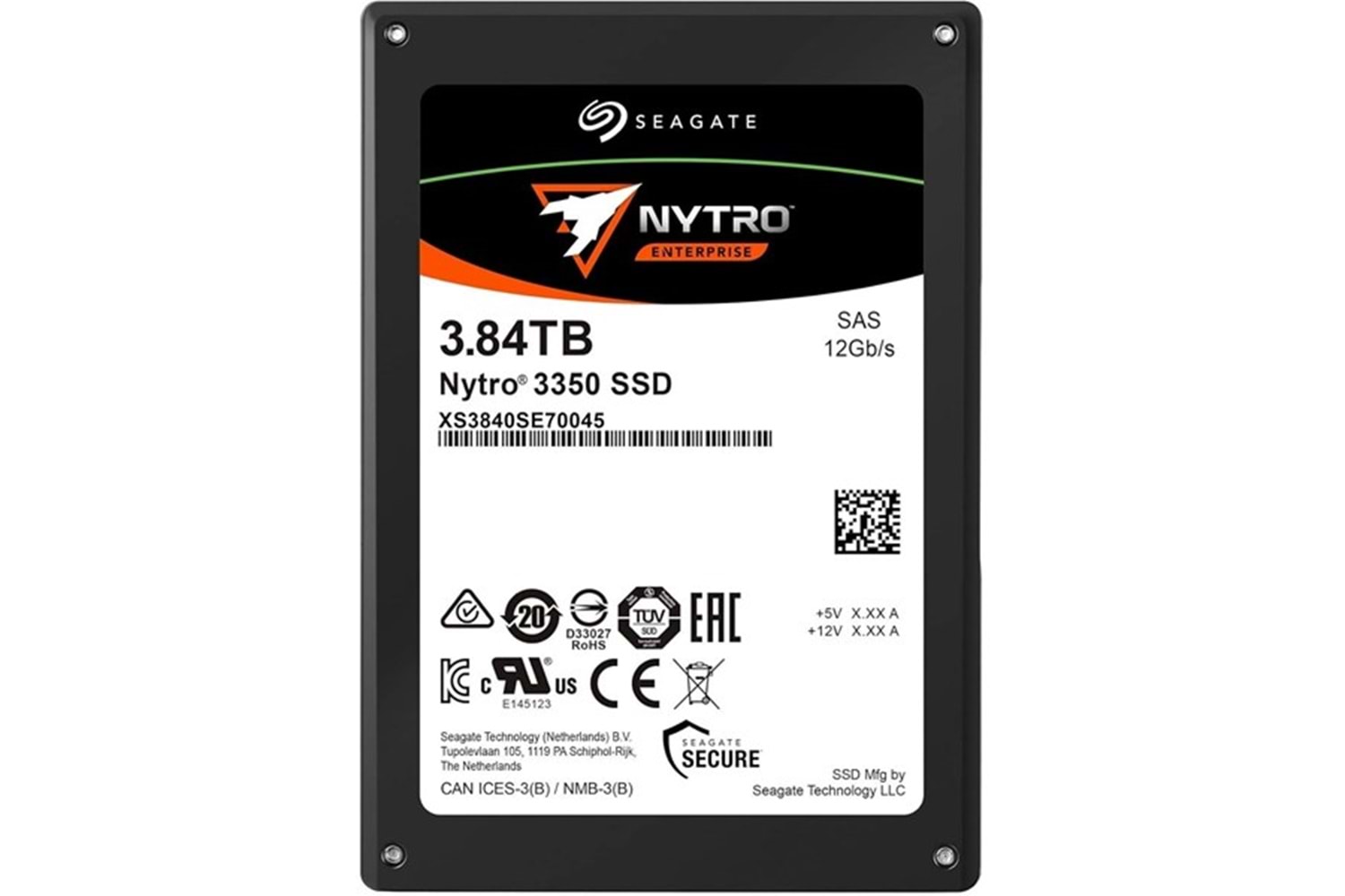 SEAGATE 3.84TB NYTRO 3350 XS3840SE70045 ENTREPRISE SSD SAS DİSK