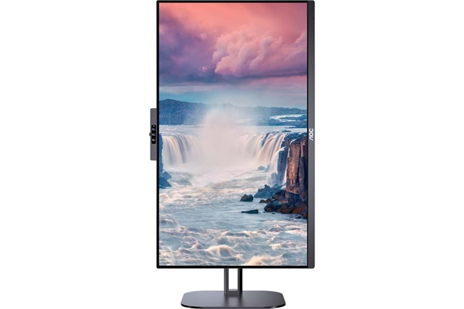 AOC 23.8” IPS 24V5CW/BK 1MS 75HZ HDM-DP WEB KAMERALI PIVOT MONİTÖR