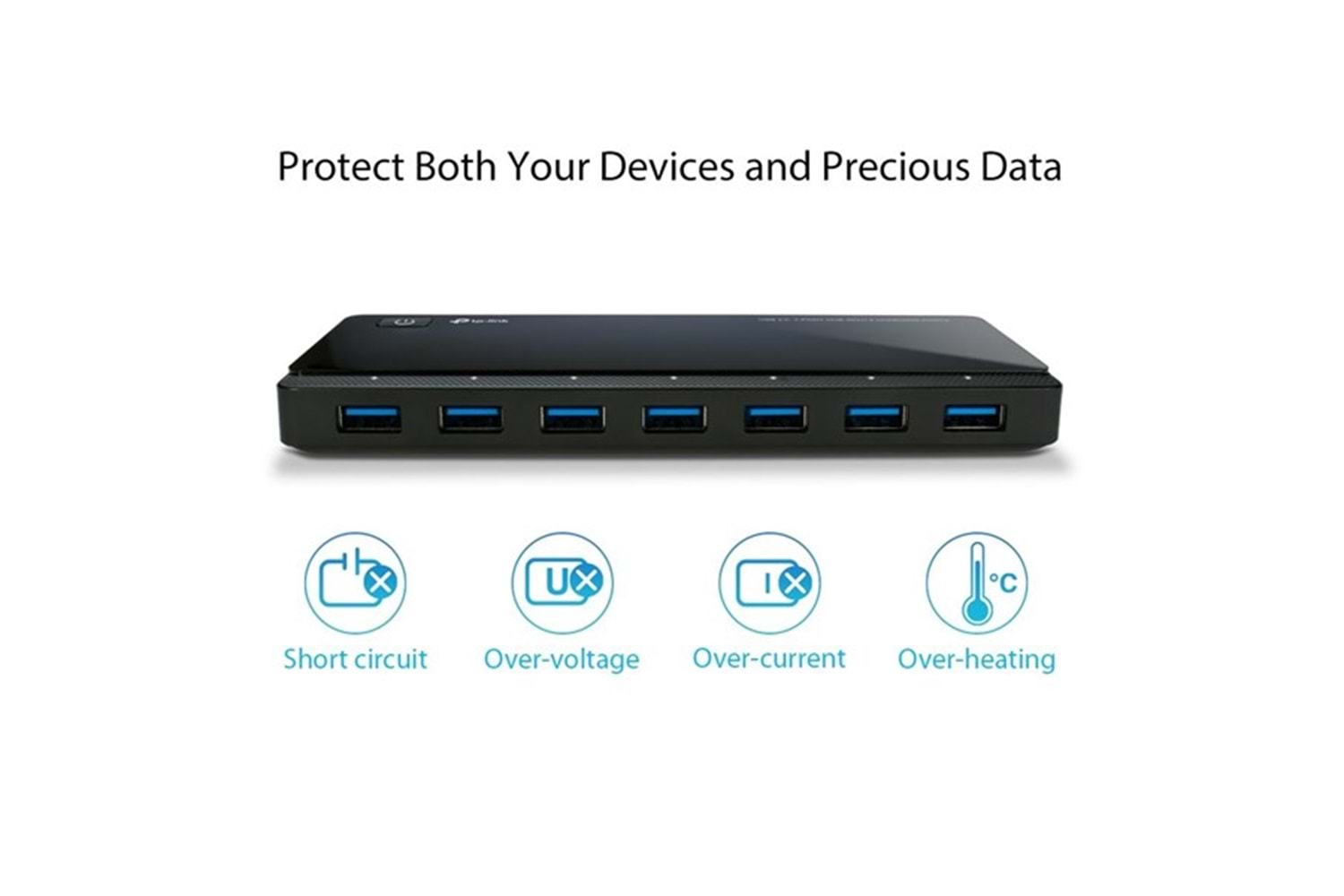 TP-LINK UH720 USB 3.0 7-Port Hub