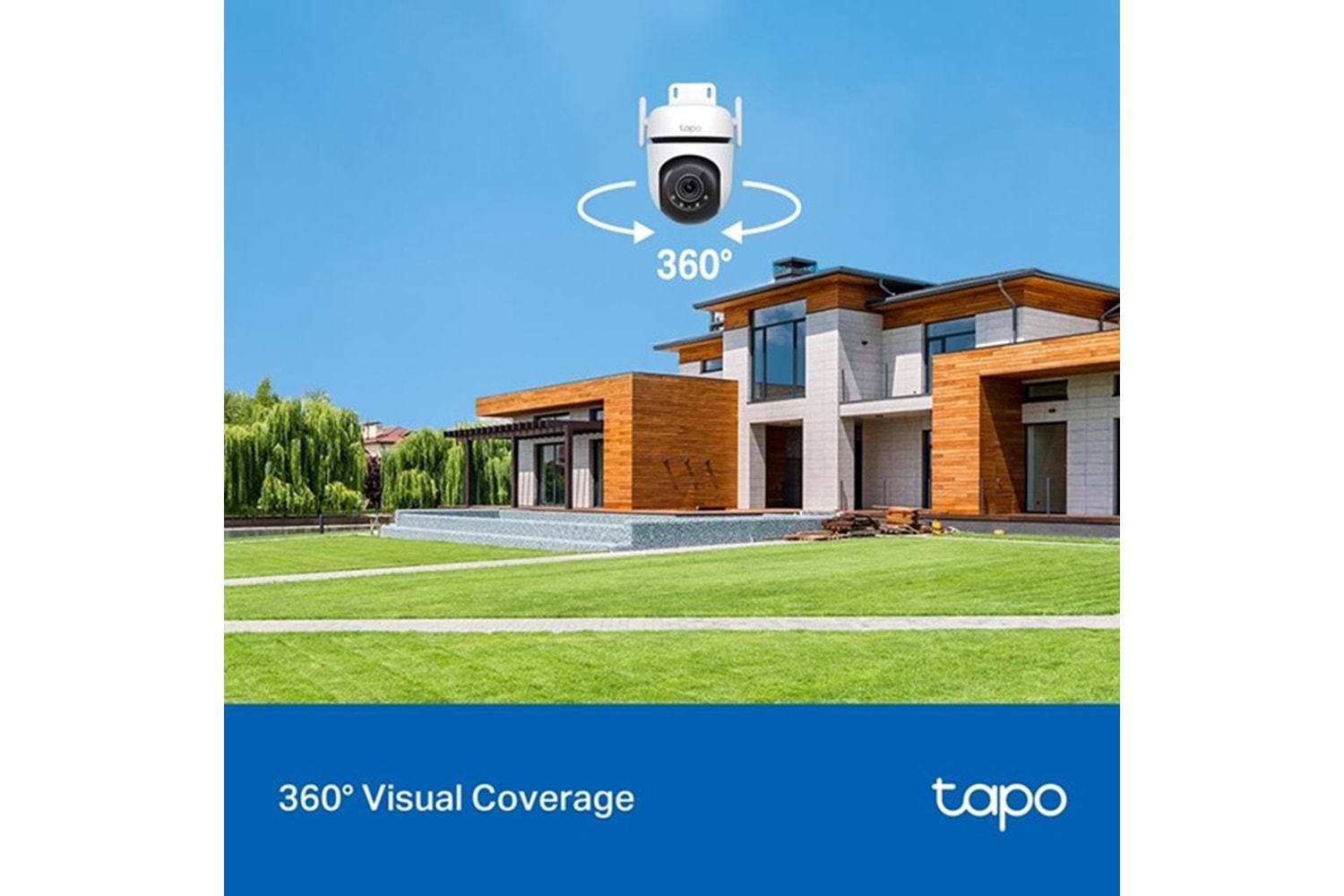 TP-LINK TAPO C520WS Dış Mekan Pan/Tilt Güvenlik Wi-Fi Kamera