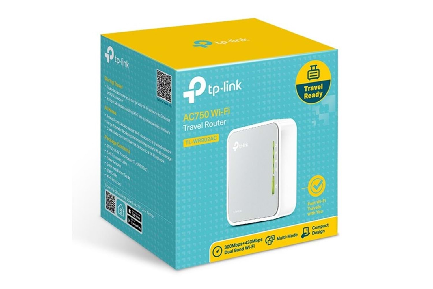 TP-LINK TL-WR902AC AC750 MINI ROUTER