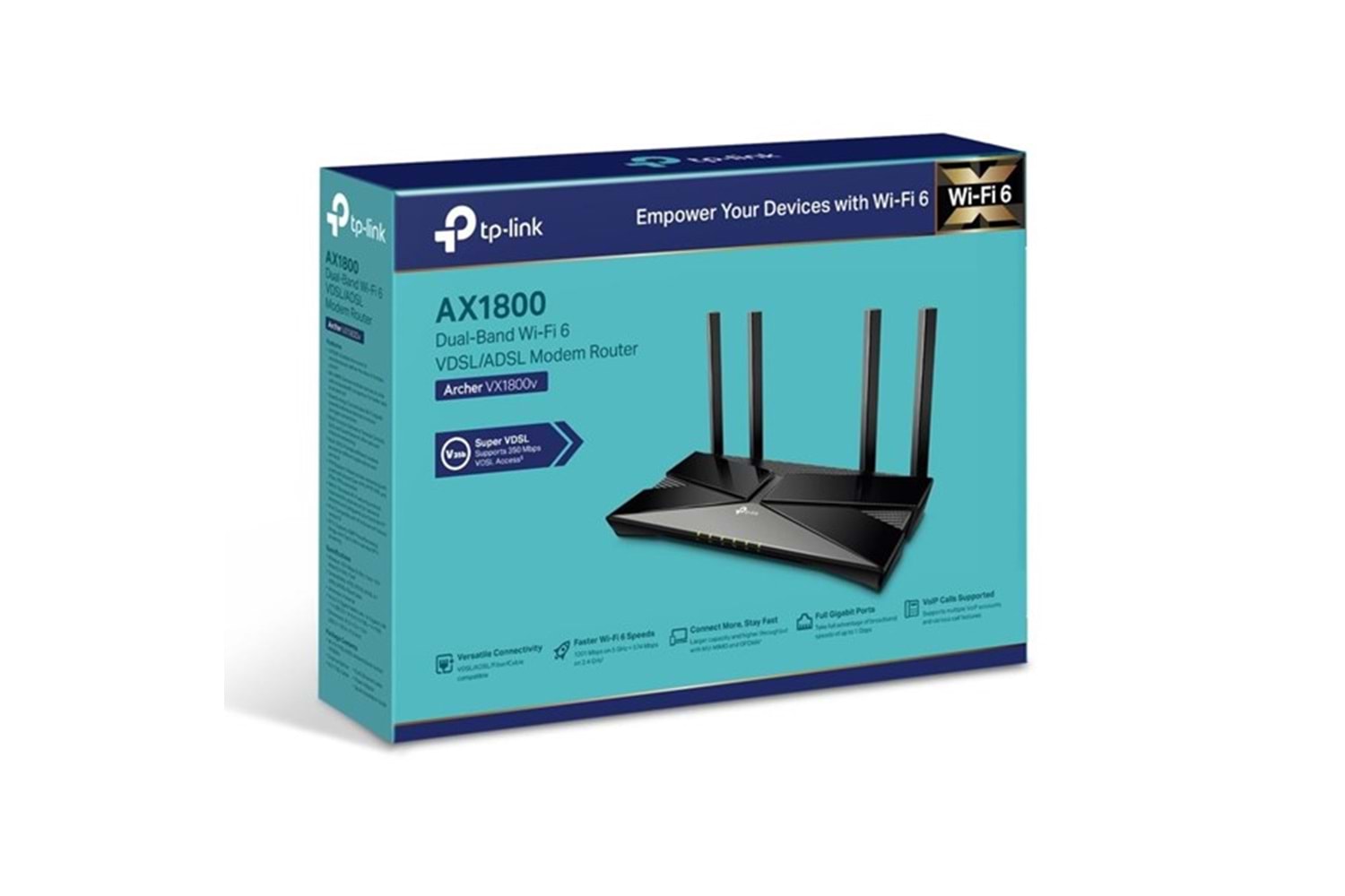 TP-LINK ARCHER VX1800v AX1800 VDSL MODEM ROUTER