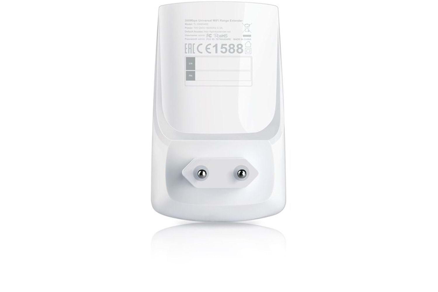 TP-LINK TL-WA854RE N300 Menzil Genişletici Priz Tip
