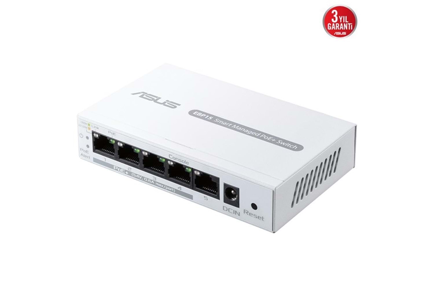 ASUS 5port EBP15 GIGABIT 60W 4port PoE YÖNETİLEBİLİR SWITCH