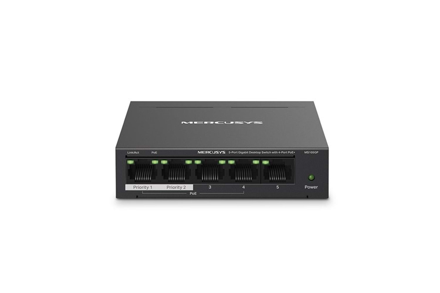 MERCUSYS 5port MS105GP Gigabit 4port 30W PoE Switch