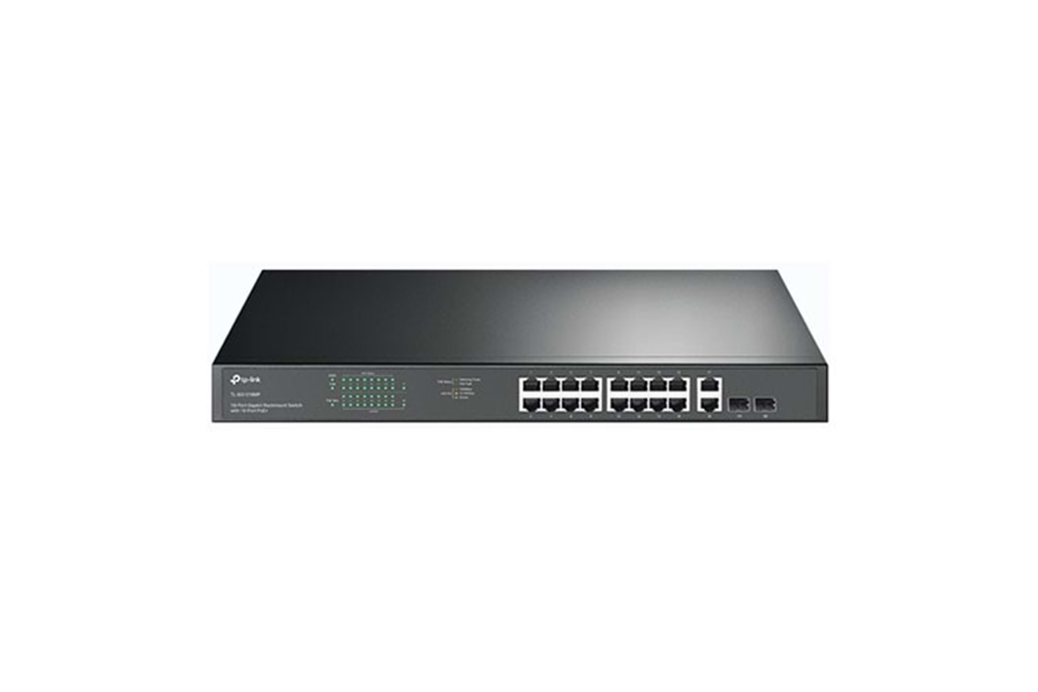 TP-LINK 18-PORT 250W 16-PORT POE TL-SG1218MP GIGABIT 2X-SFP POE SWITCH