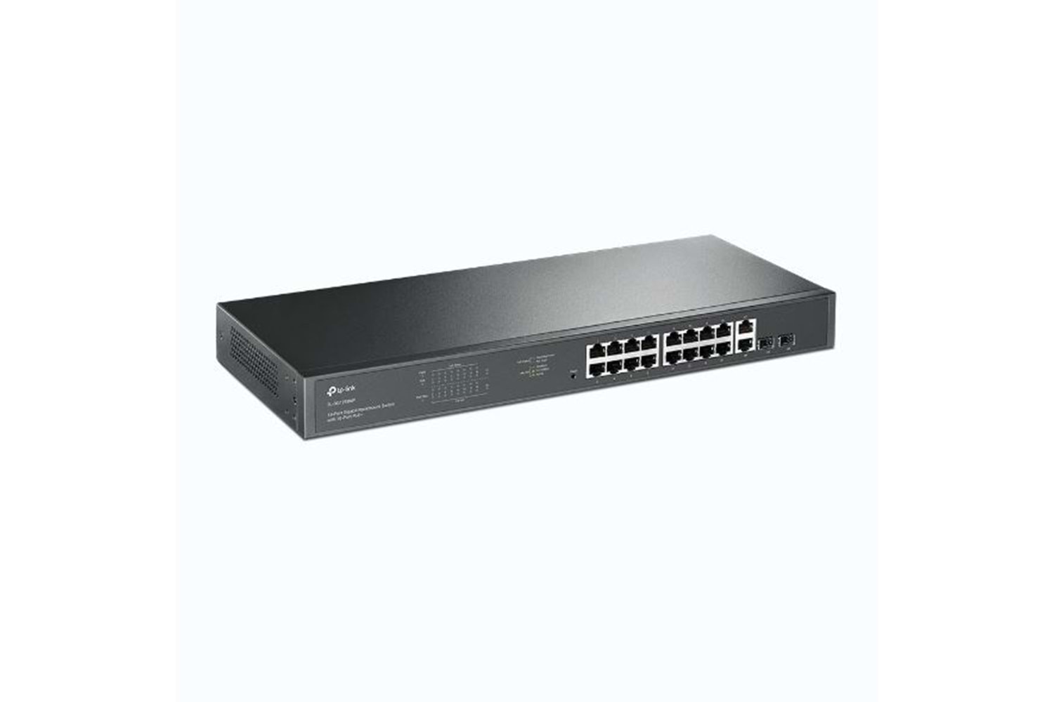 TP-LINK 18-PORT 250W 16-PORT POE TL-SG1218MP GIGABIT 2X-SFP POE SWITCH