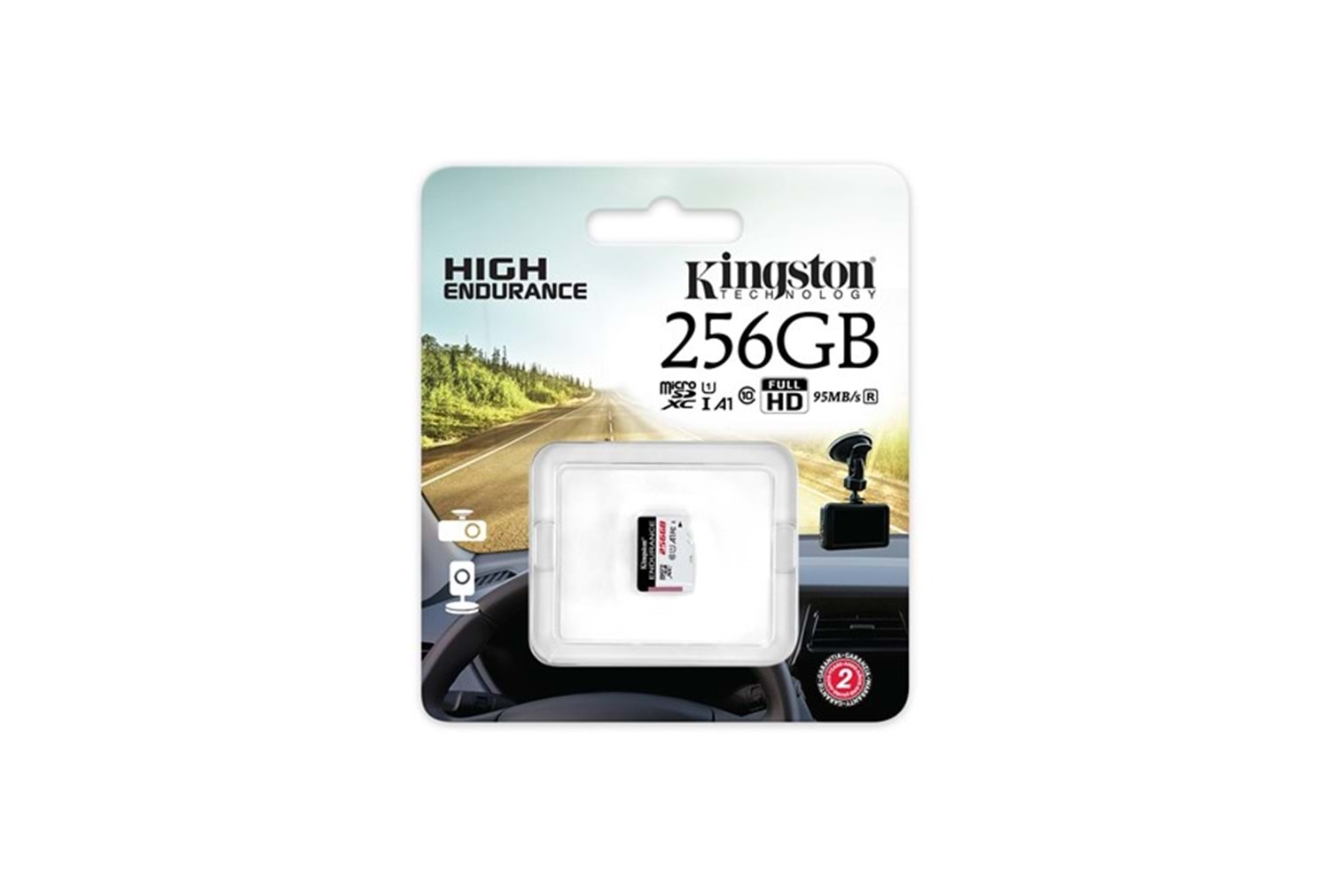 KINGSTON 256GB HIGH-ENDURANCE SDCE/256GB MICRO-SD HAFIZA KARTI