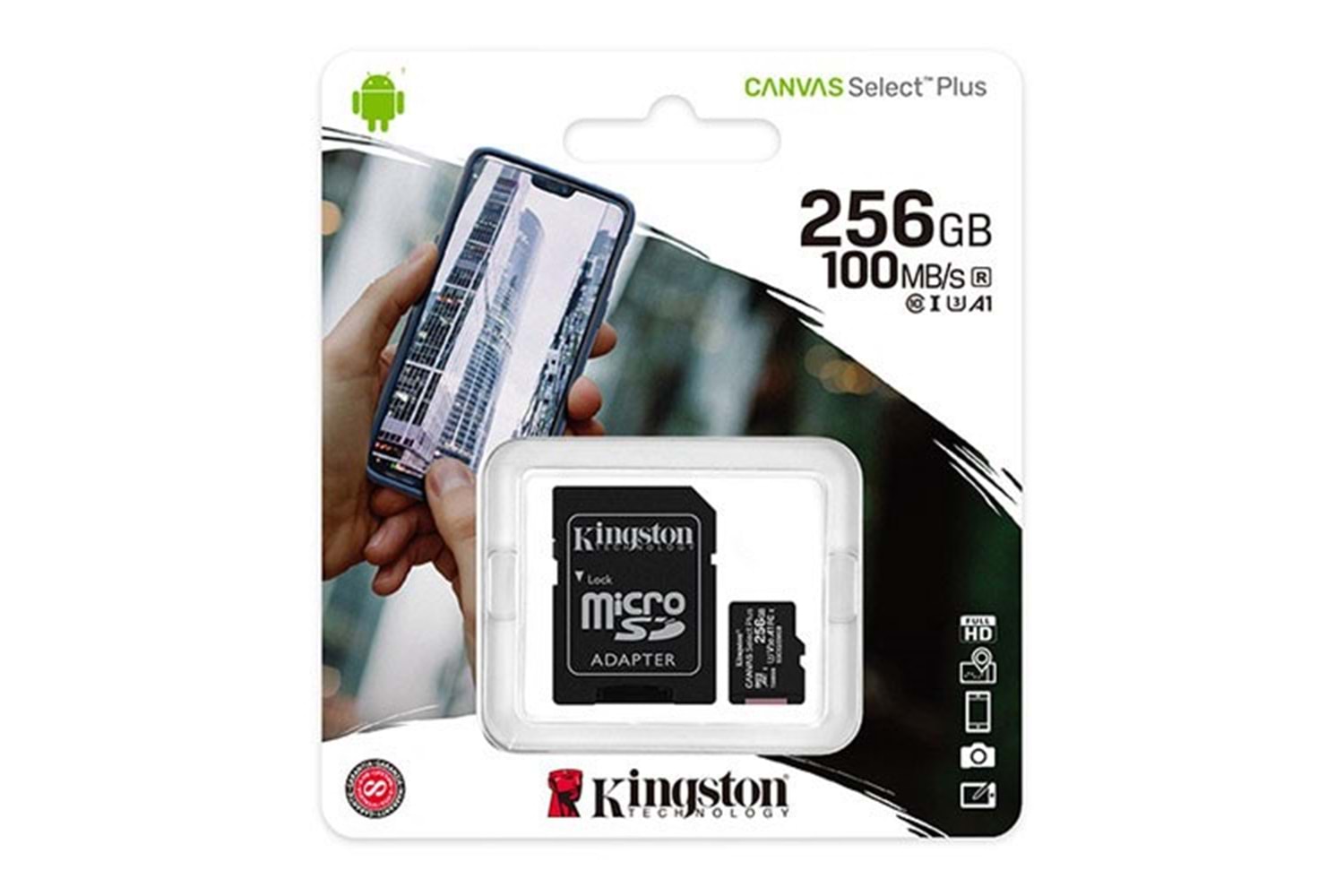 KINGSTON 256GB SDCS2/256GB MICRO-SD HAFIZA KARTI