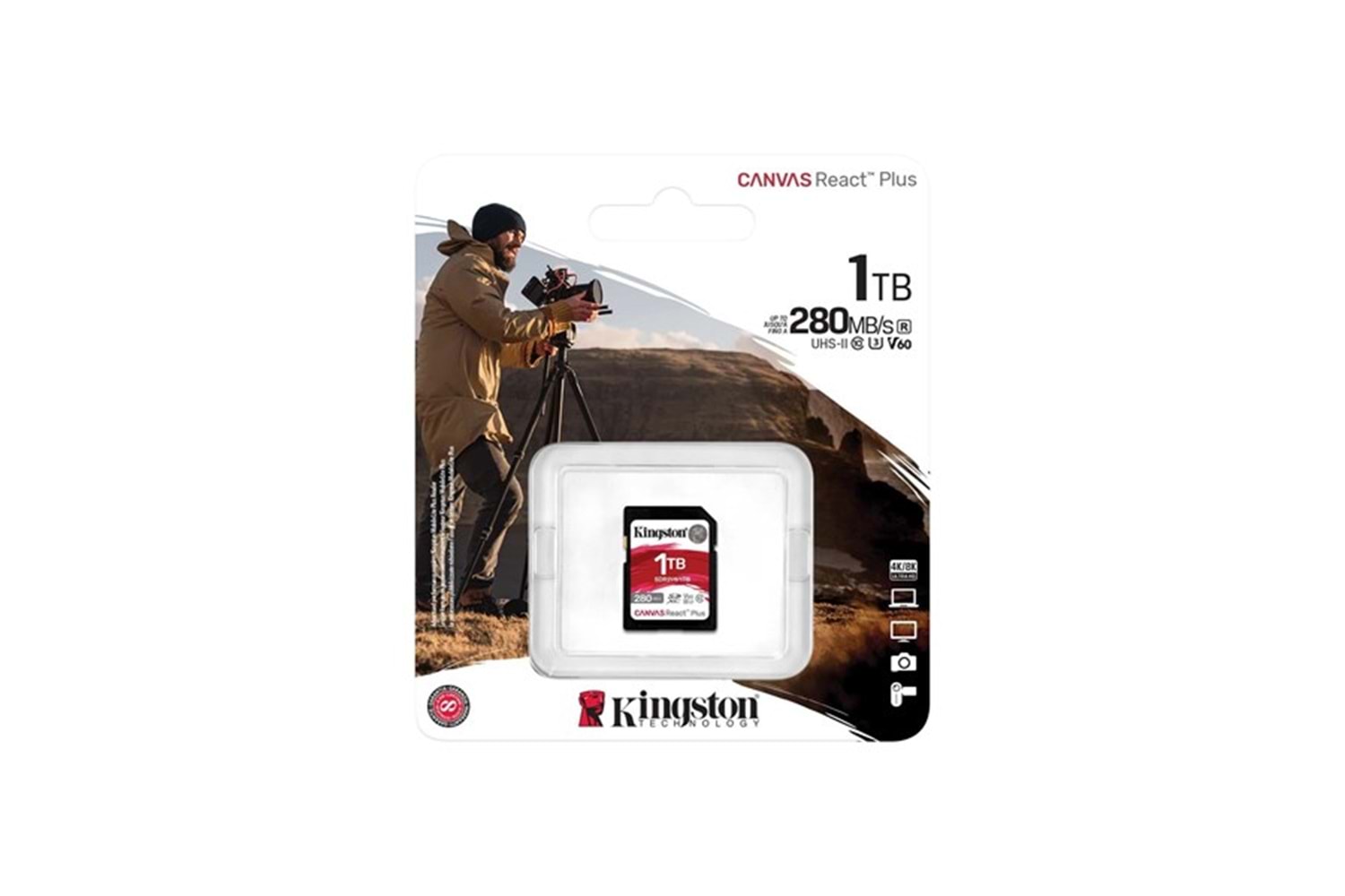 KINGSTON 1TB React+ SDR2V6/1TB SDXC HAFIZA KARTI
