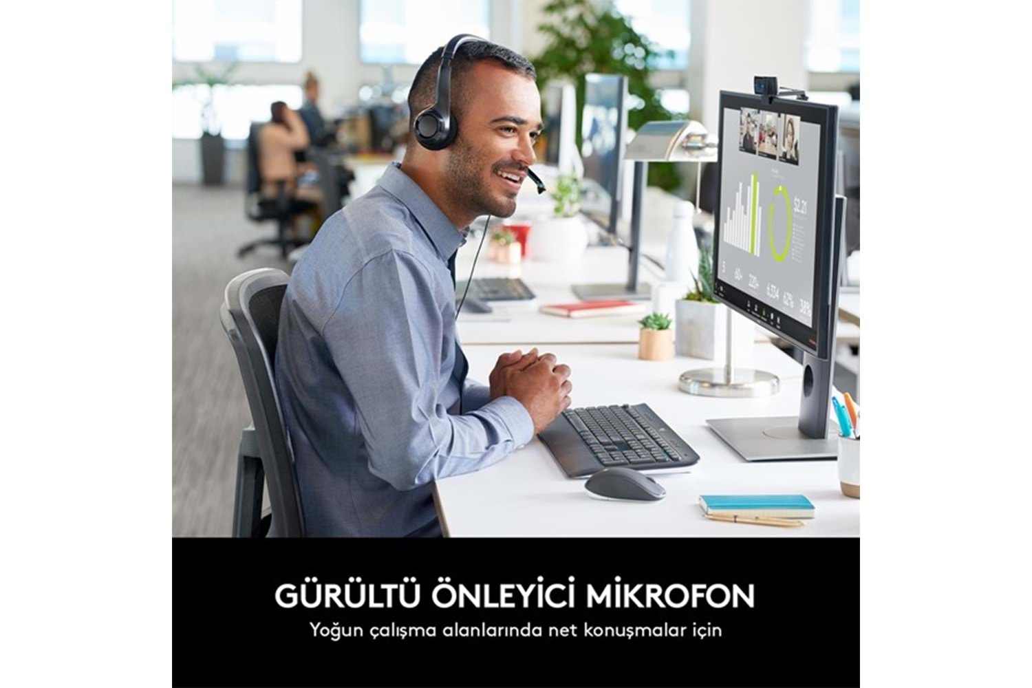 Logıtech H390 Usb Kulaklık-Siyah 981-000406