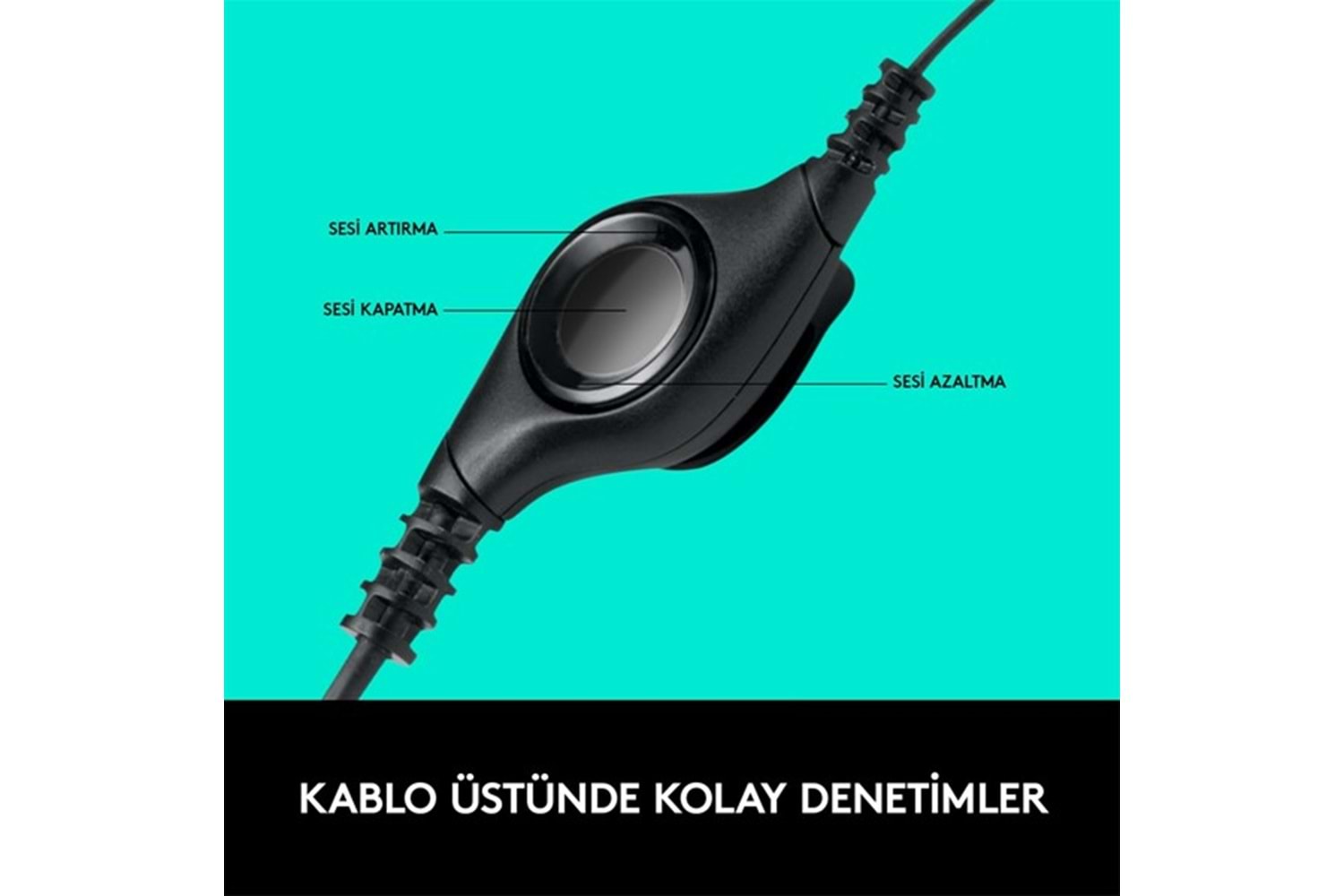 Logıtech H390 Usb Kulaklık-Siyah 981-000406