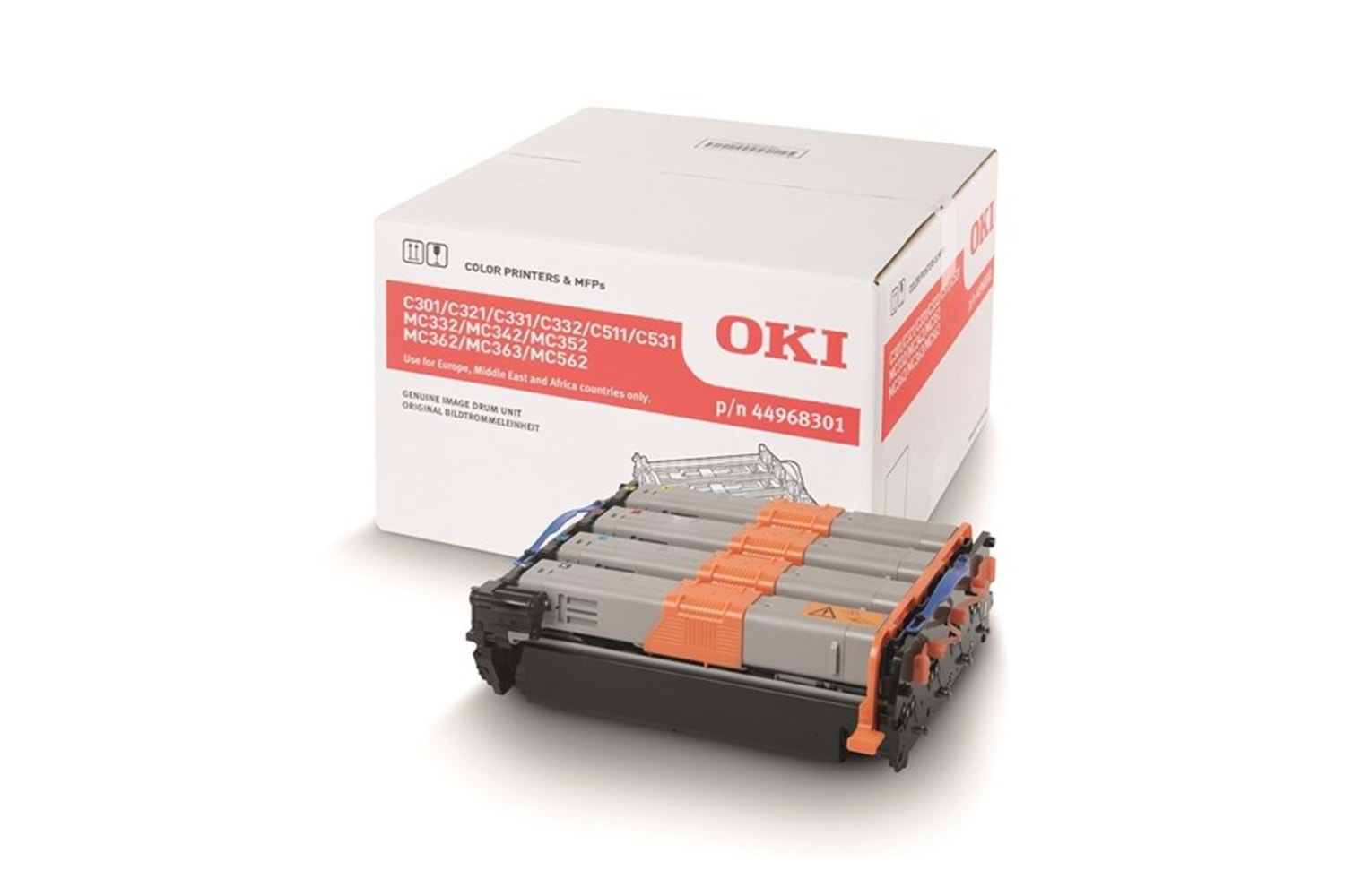 Okı 44968301 Drum / C301, C321, C331, C332, C511, C531, Mc352, Mc362, Mc363, Mc562, Mc342 / 30000 Sayfa