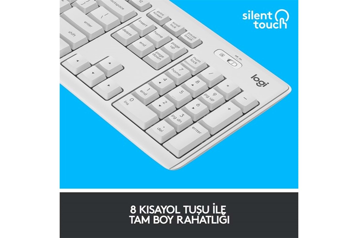 LOGITECH MK295 Kablosuz Klavye 