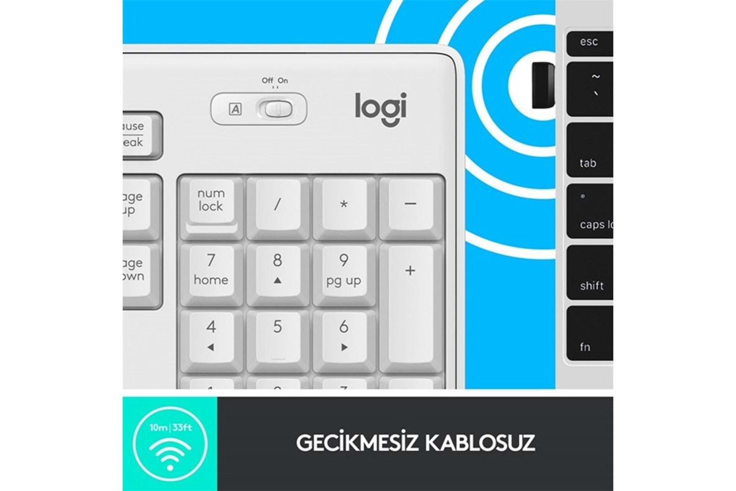 LOGITECH MK295 Kablosuz Klavye 