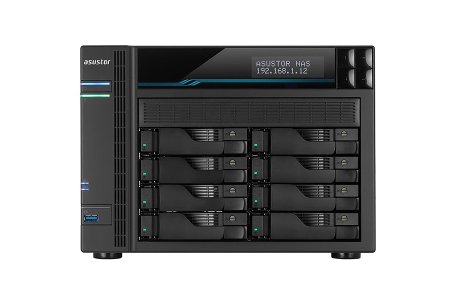 ASUSTOR AS6508T ATOM QC- 8 GB RAM- 8-diskli Nas Server (Disksiz)	