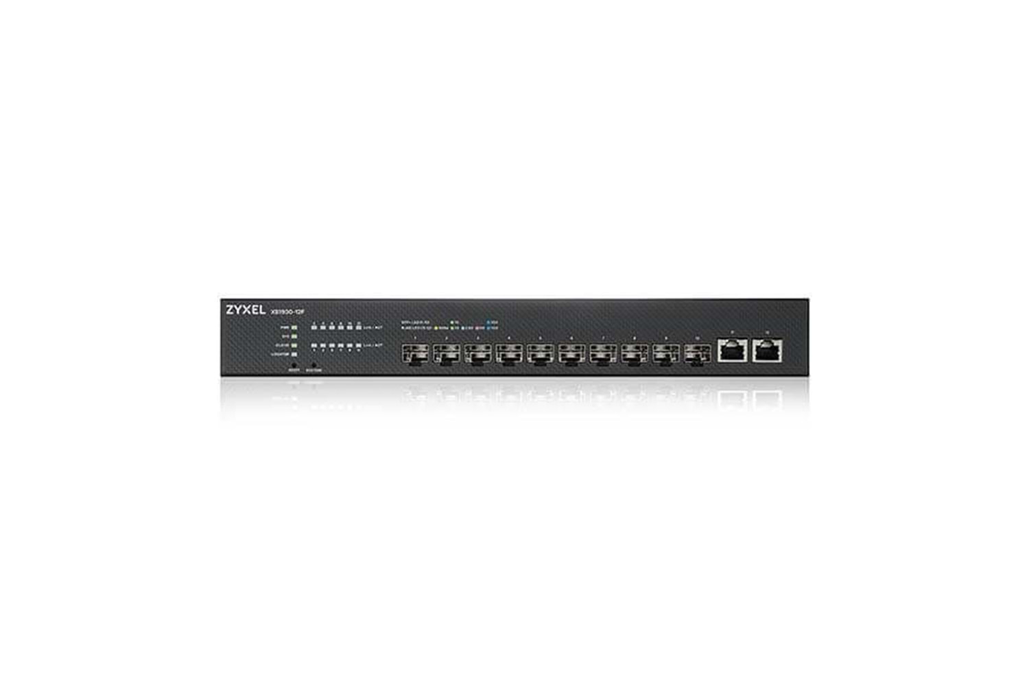ZYXEL 12-PORT XS1930-12F 2-PORT 10GBE 10-SFP 10GBE YÖNETİLEBİLİR SWITCH