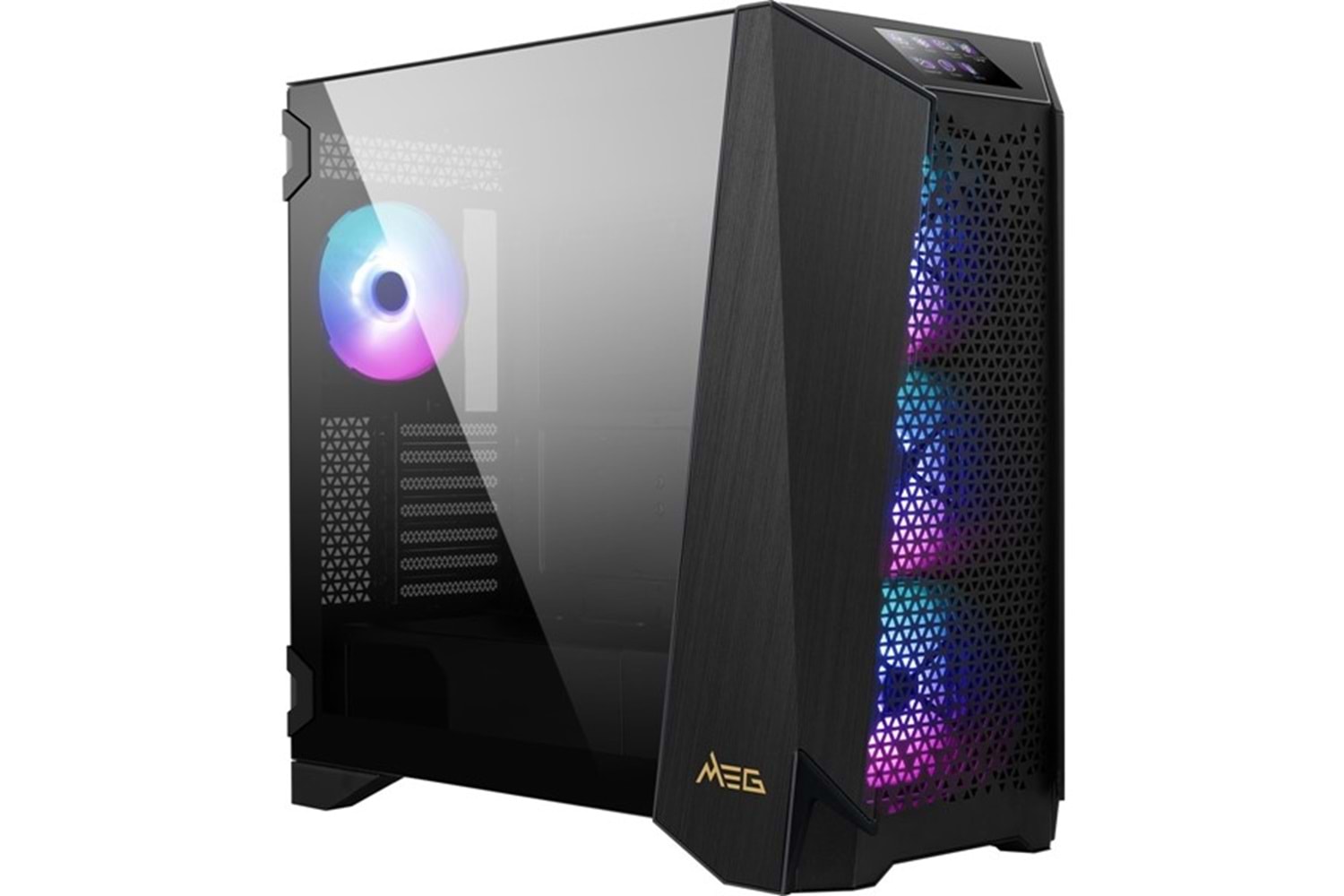 MSI MEG PROSPECT 700R 4-RGB FANLI DOKUNMATIK LCD PANELLİ GAMING E-ATX PC KASASI