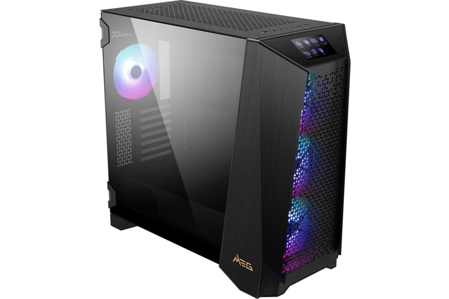 MSI MEG PROSPECT 700R 4-RGB FANLI DOKUNMATIK LCD PANELLİ GAMING E-ATX PC KASASI