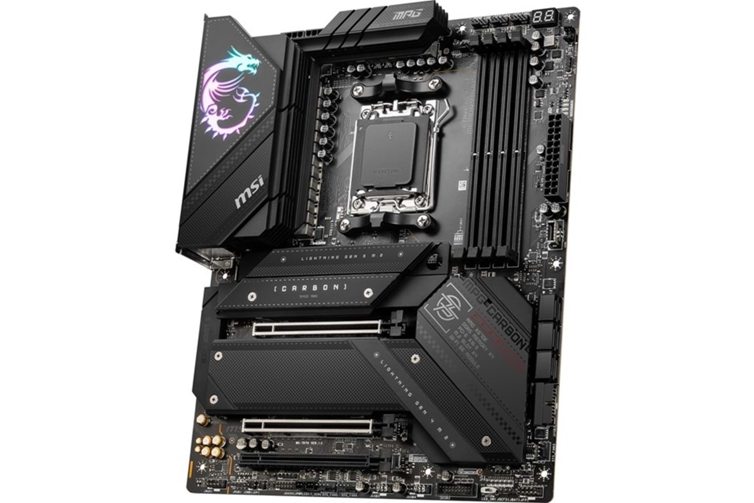 MSI MPG X670E CARBON WIFI-6E DDR5 HDMI-DP PCIE 4.0 AM5 ATX
