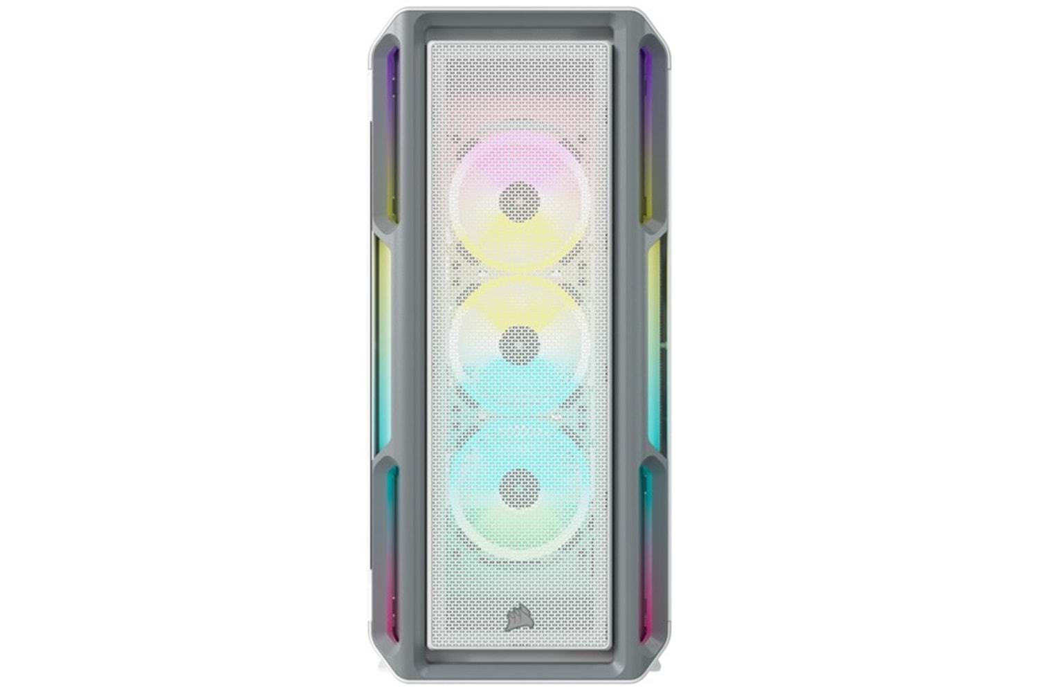 Corsaır Cc-9011231-Ww İcue 5000T Rgb Temperlı Cam 3X120mm Fan Dahılı Rgb Kontrolcu Full Tower Smart Bılgısayar Kasası Beyaz