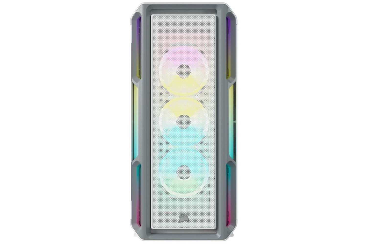 Corsaır Cc-9011231-Ww İcue 5000T Rgb Temperlı Cam 3X120mm Fan Dahılı Rgb Kontrolcu Full Tower Smart Bılgısayar Kasası Beyaz