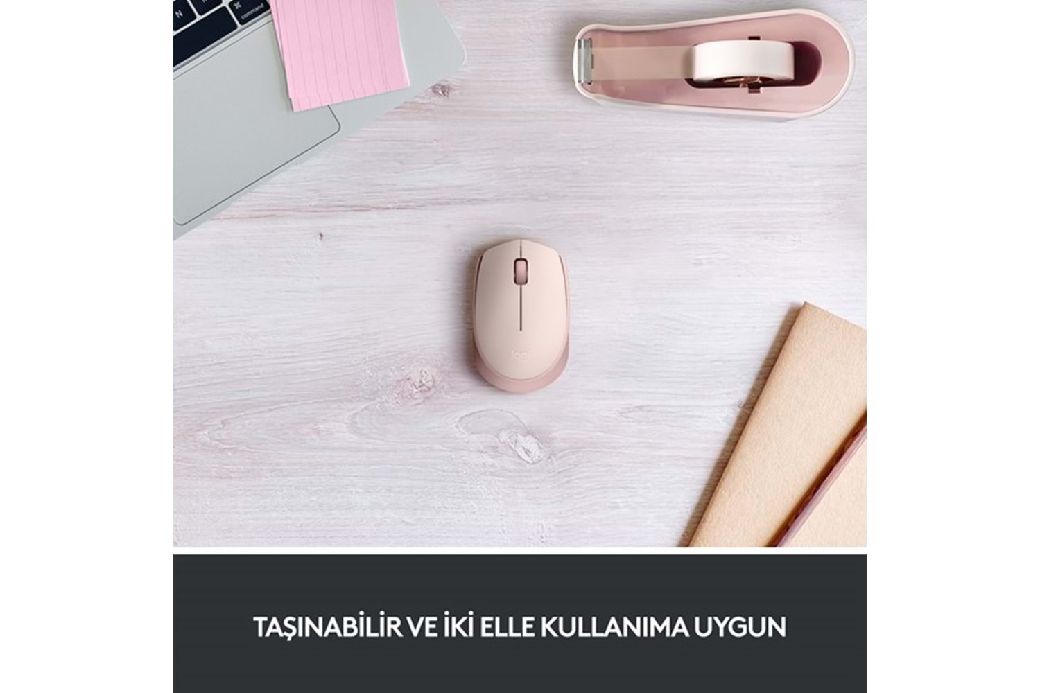 LOGITECH M171 Kablosuz Rose Mouse 910-006865