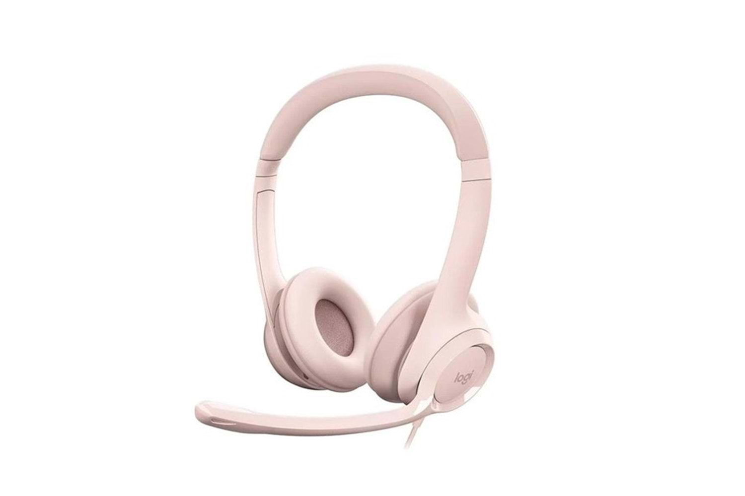 Logıtech H390 Usb Kulaklık Pudra Pembe 981-001281