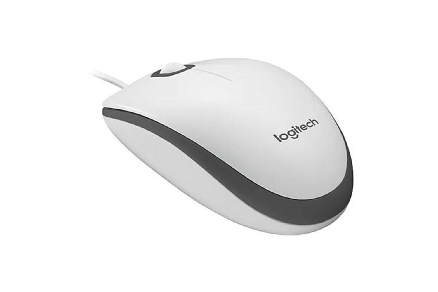 LOGITECH M100 Kablolu Mouse Beyaz 910-006764