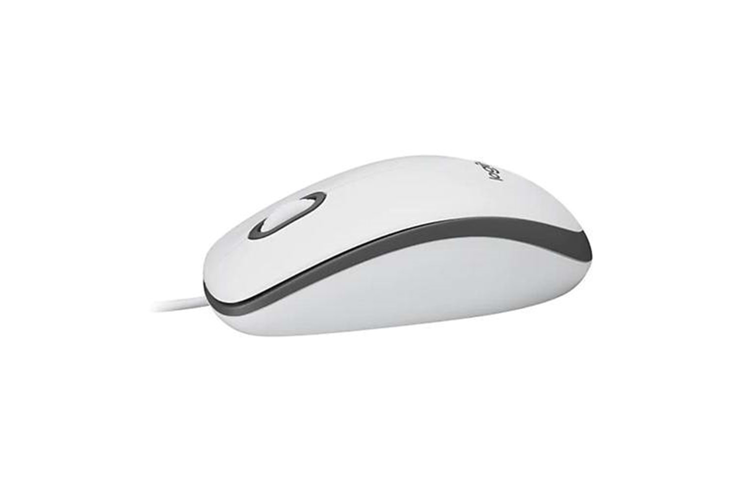 LOGITECH M100 Kablolu Mouse Beyaz 910-006764