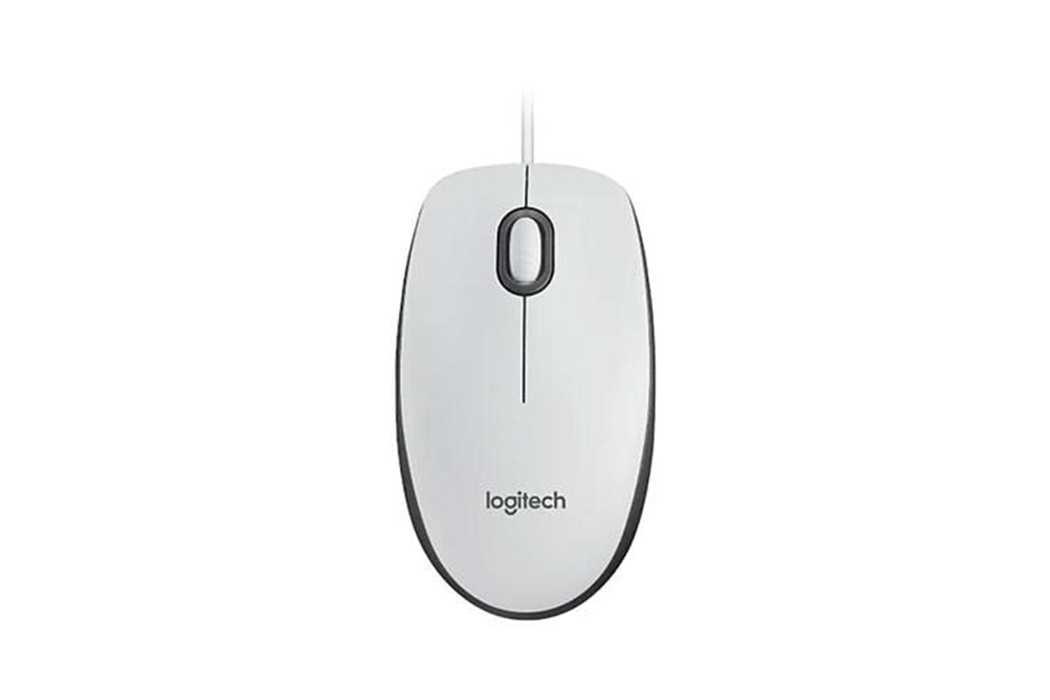 LOGITECH M100 Kablolu Mouse Beyaz 910-006764