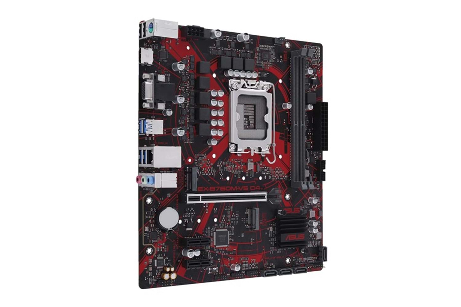 ASUS EX-B760M-V5 D4-CSM DDR4 HDMI-DP PCIE 4.0 1700p mATX KURUMSAL ANAKART