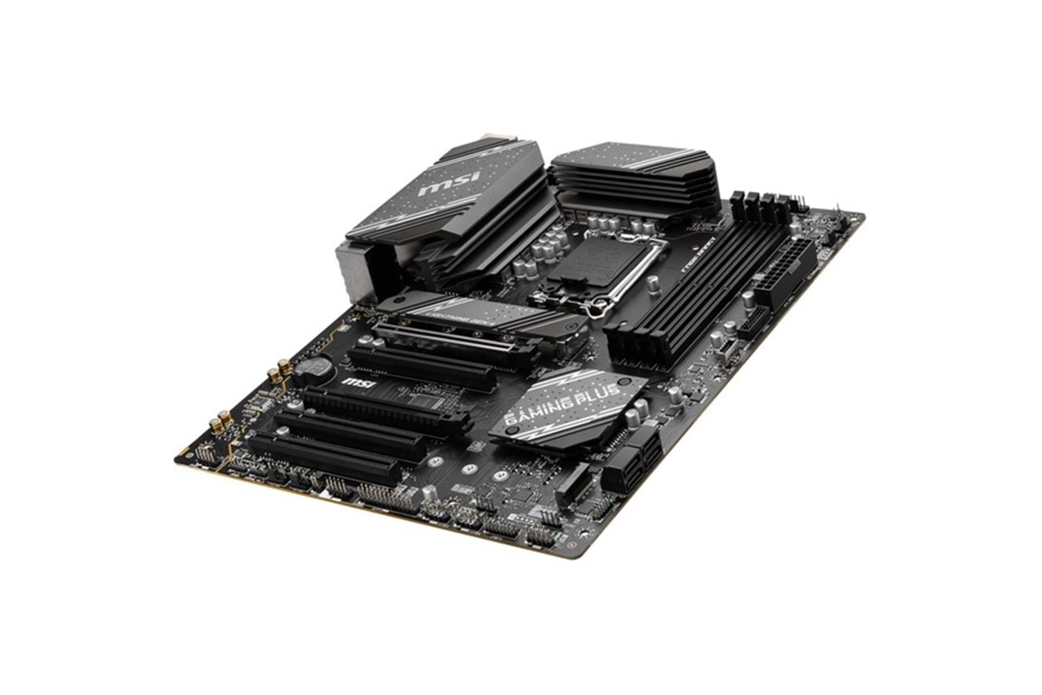 Msı B760 Gamıng Plus Wıfı Soket 1700 Ddr5 6800(Oc) Pcı-E ,M.2 Usb3.2 Hdmı,Dp 1X 2.5G Lan Wı-Fı 6E Atx