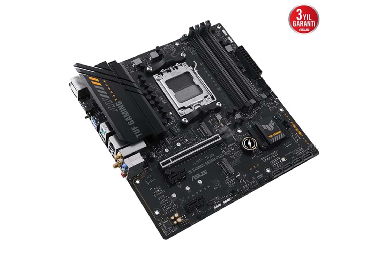 ASUS TUF A620M-PLUS GAMING WIFI-6 DDR5 HDMI-DP PCIE 4.0 AM5 mATX 