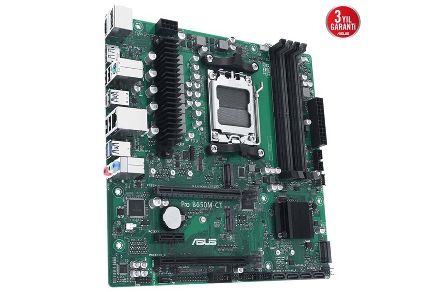 ASUS PRO B650M-CT-CCM DDR5 HDMI-DP PCIE 5.0 AM5 mATX KURUMSAL ANAKART