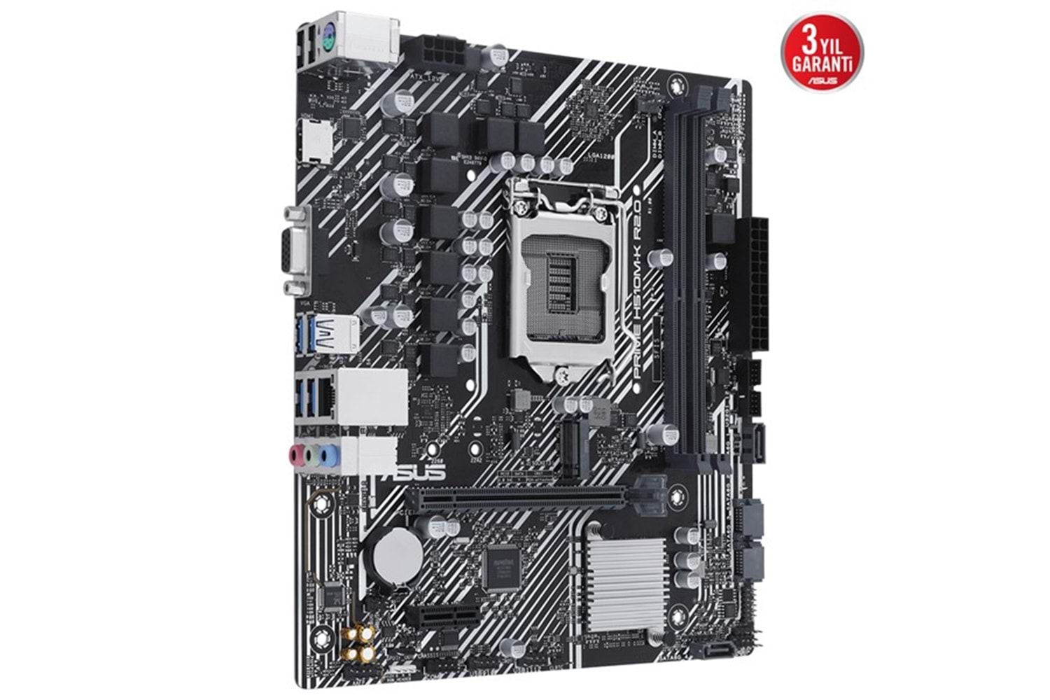 ASUS PRIME H510M-K R2.0 DDR4 HDMI PCIe 16X v4.0 1200p v2 mATX	
