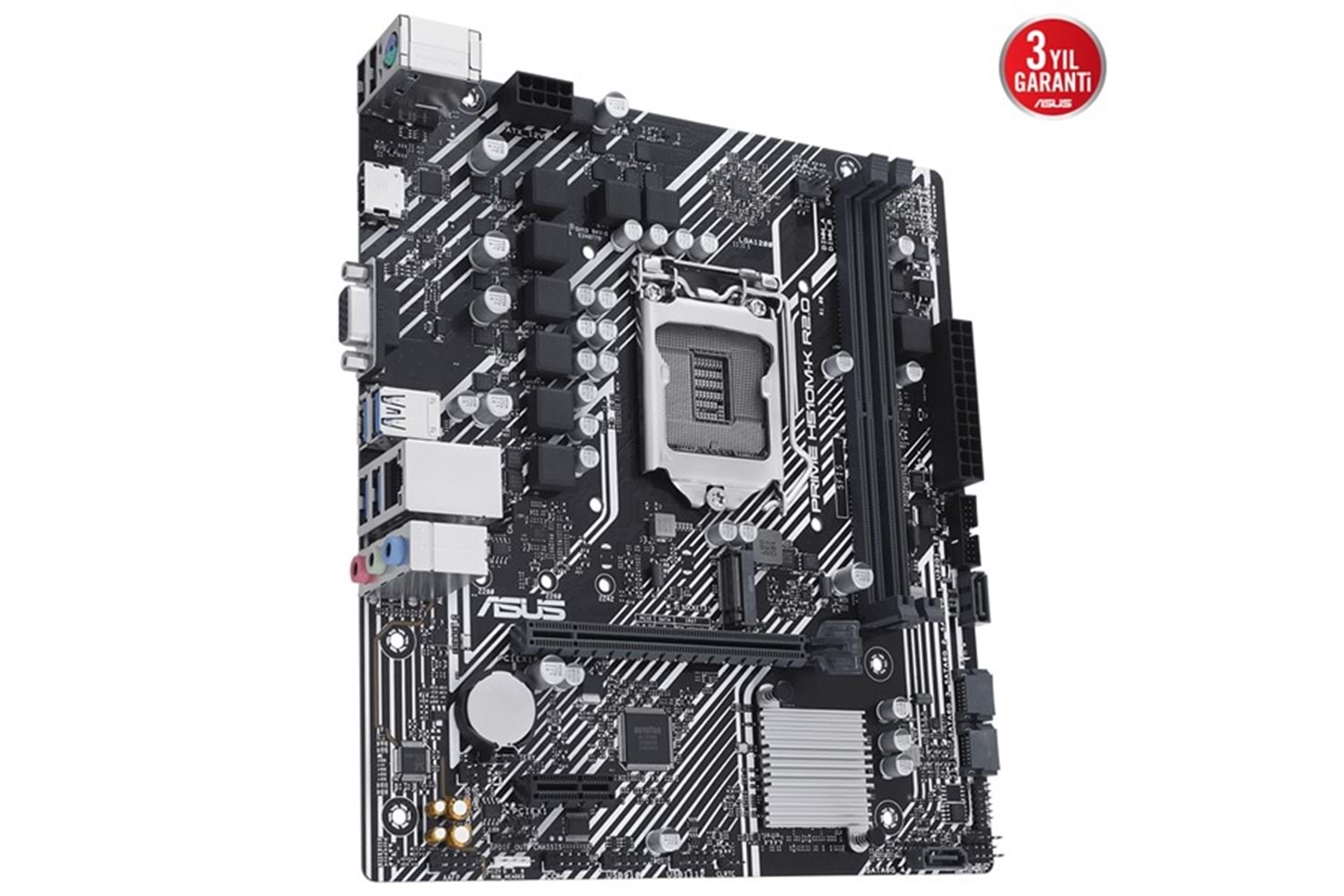 ASUS PRIME H510M-K R2.0 DDR4 HDMI PCIe 16X v4.0 1200p v2 mATX	