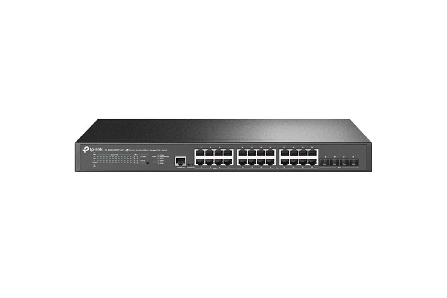 TP-LINK 24port TL-SG3428XPP-M2 2.5 GIGABIT 4-SFP 10GbE 500W YÖNETİLEBİLİR POE SWITCH
