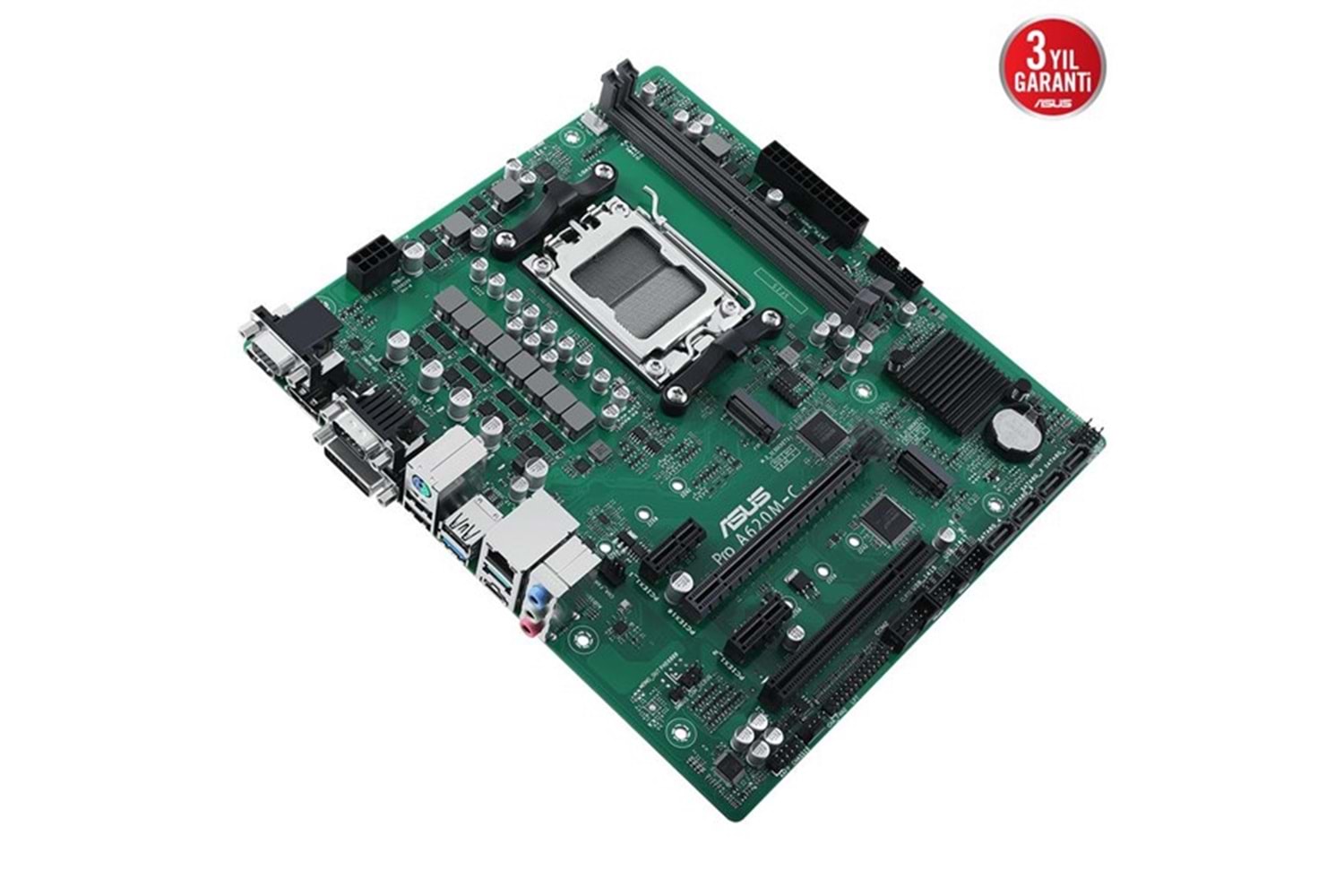 ASUS PRO A620M-C-CSM DDR5 HDMI-DP-DVI PCIE 4.0 AM5 KURUMSAL ANAKART