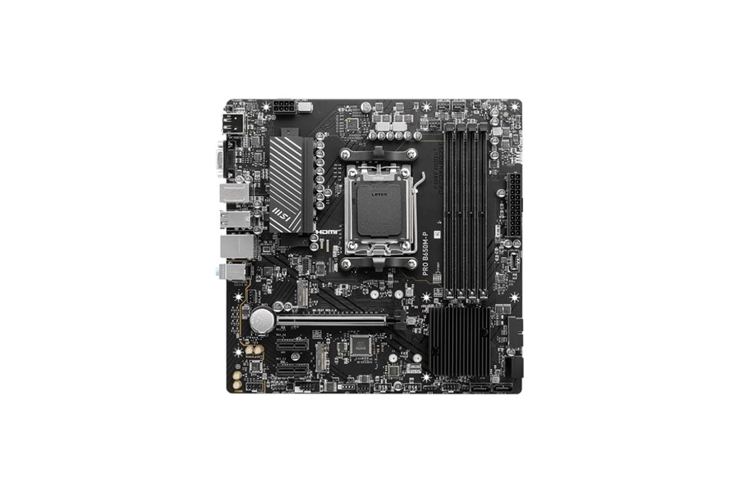 MSI PRO B650M-P DDR5 HDMI-DP PCIE 4.0 AM5 mATX