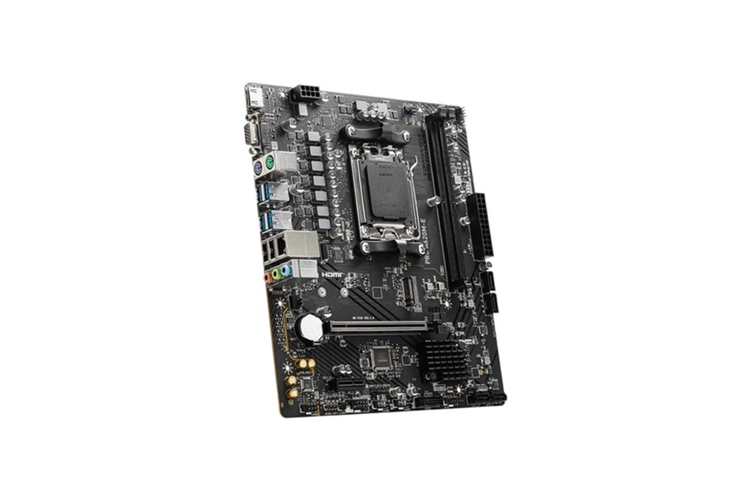 MSI PRO A620M-E DDR5 HDMI PCIe 16X v4.0 AM5 mATX