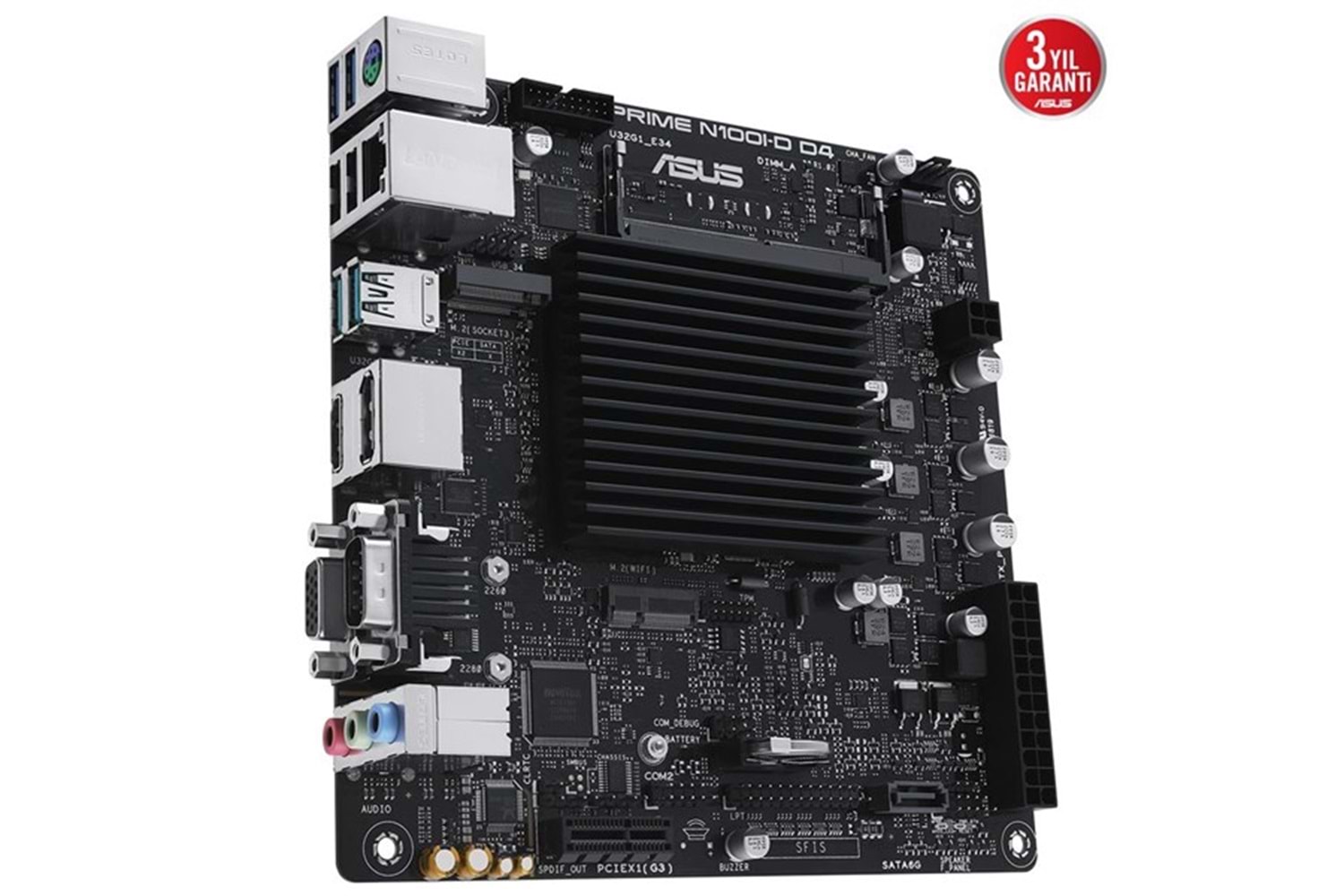 ASUS PRIME N100I-D D4-CSM WIFI DDR4-Intel N100 Tümleşik İşlemcili Kurumsal Anakart