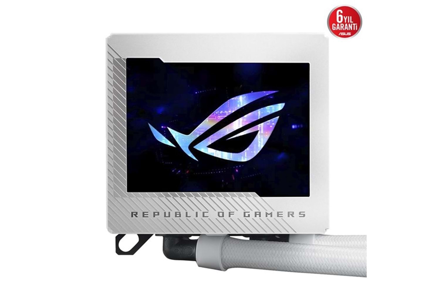 ASUS 240MM ROG RYUJIN III 240 ARGB OLED AM5-1851P SIVI SOĞUTMALI İŞLEMCİ FANI BEYAZ
