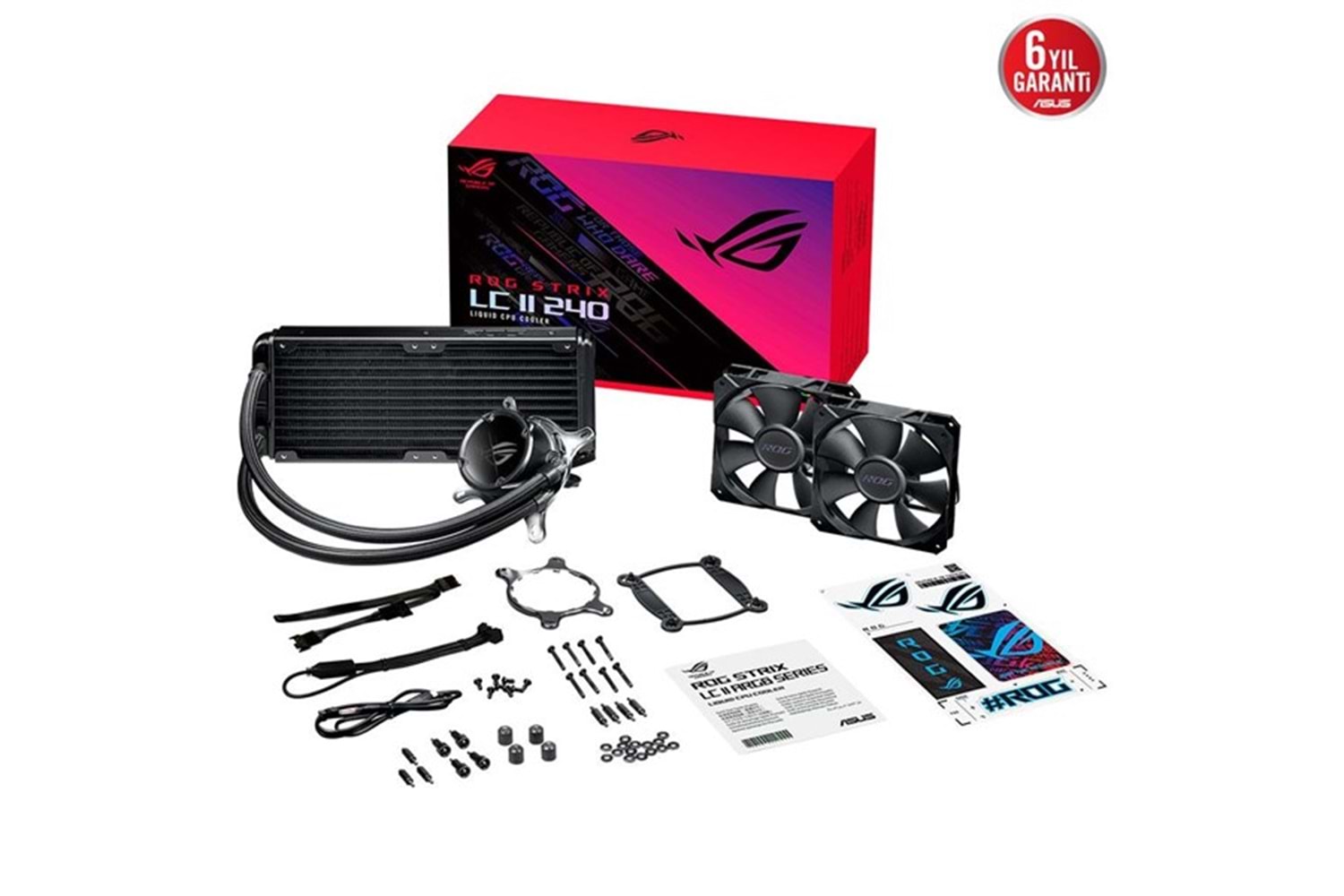 ASUS 240MM ROG STRIX LC II 240 RGB AM5-1700P SIVI SOĞUTUCULU İŞLEMCİ FANI