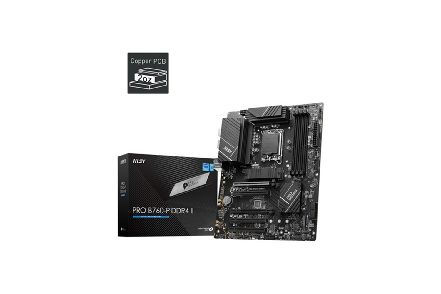 MSI PRO B760-P DDR4 HDMI-DP PCIE 4.0 1700p ATX