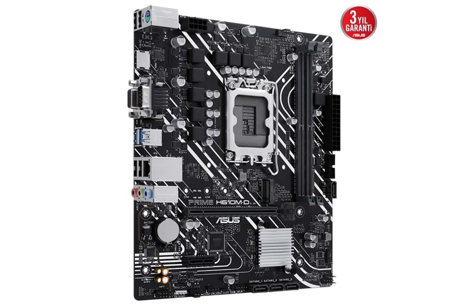 ASUS PRIME H610M-D DDR5 HDMI SERIAL PORT PCIE 4.0 1700p mATX